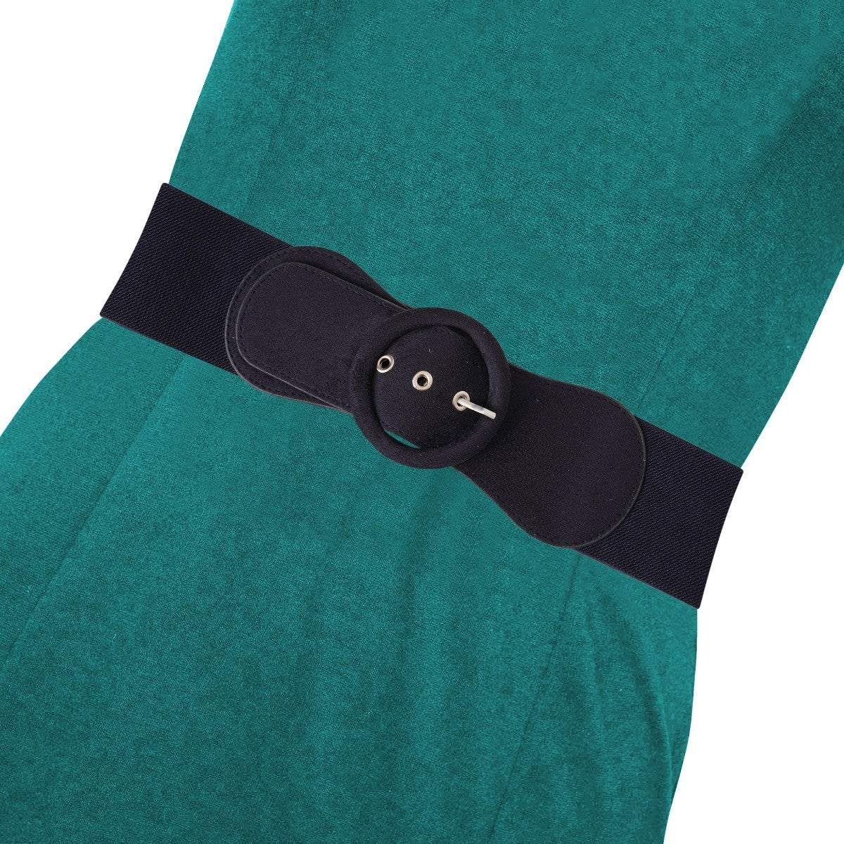 Ro Rox 1950's Retro Style Elasticated Suedette Belt