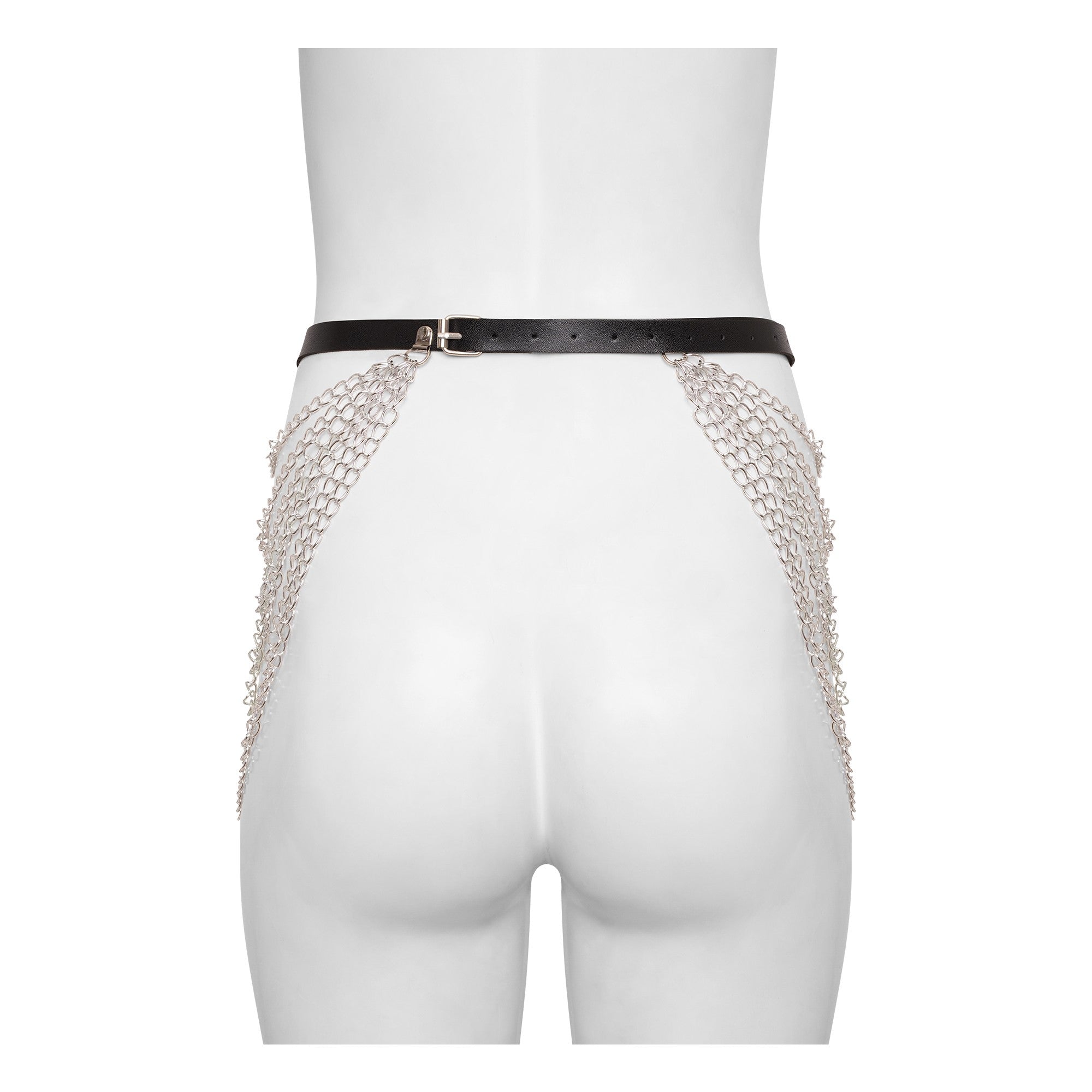 Ro Rox Rory Multiple Chain Faux Leather Belt