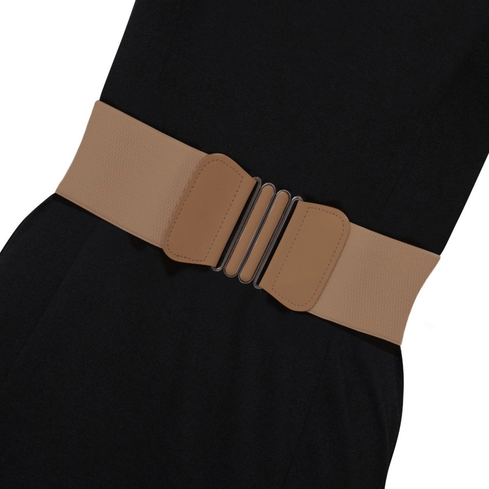 Ro Rox Tara Elasticated Retro Wide Nurse Belt Waist Cincher