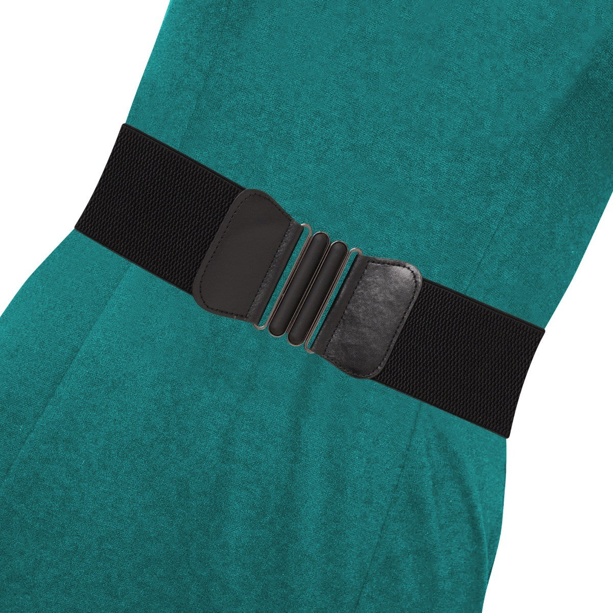 Ro Rox Tara Elasticated Retro Wide Nurse Belt Waist Cincher