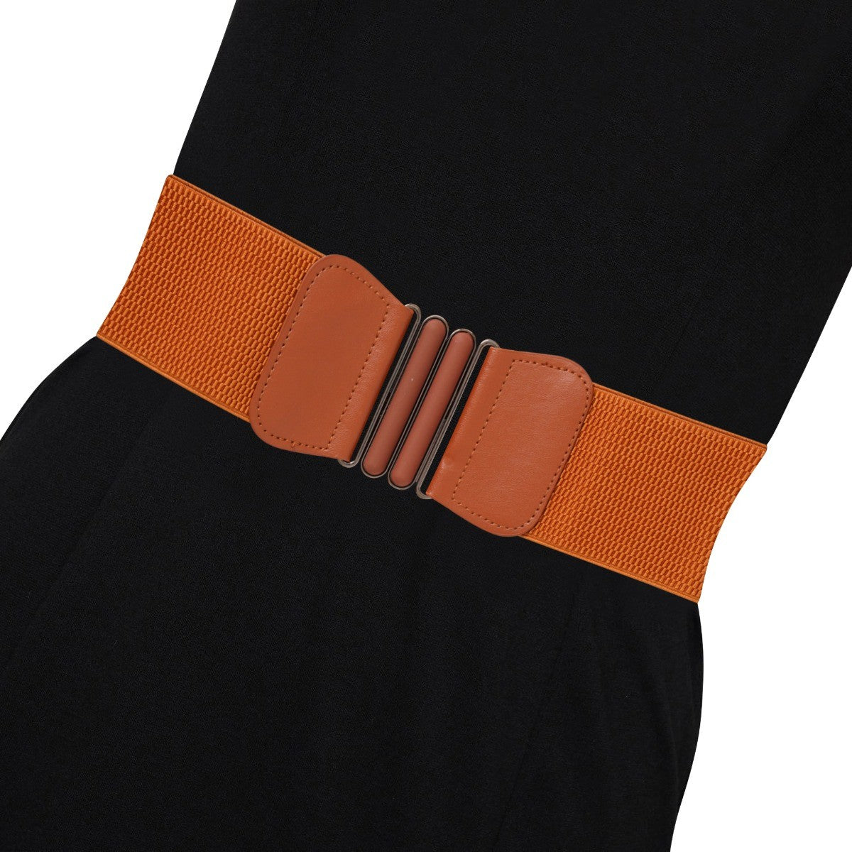 Ro Rox Tara Elasticated Retro Wide Nurse Belt Waist Cincher