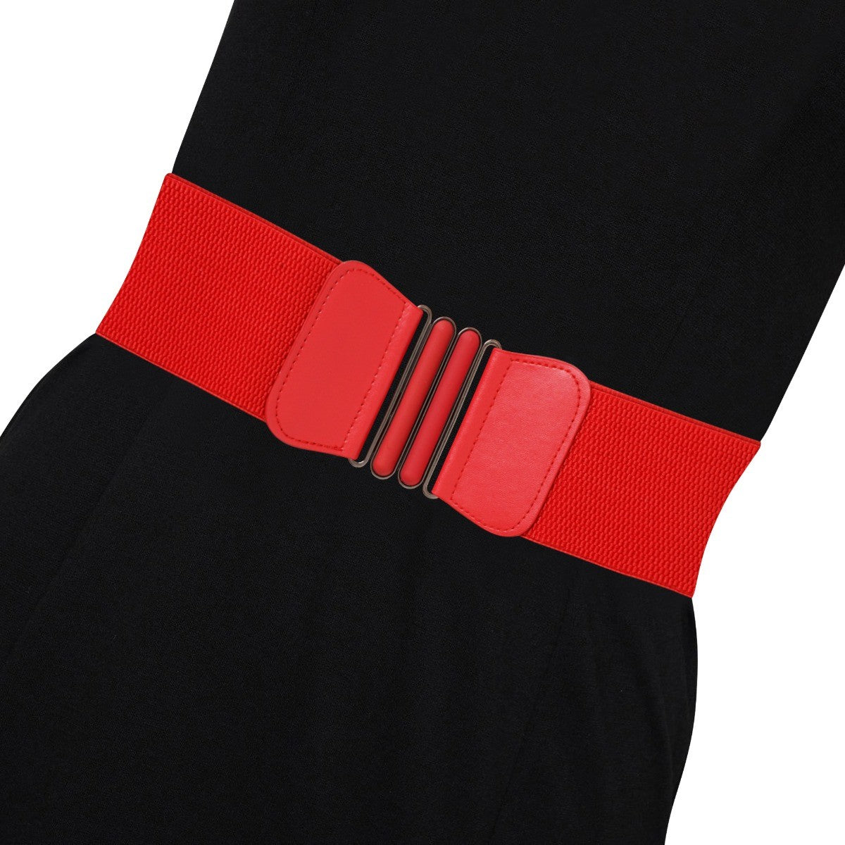 Ro Rox Tara Elasticated Retro Wide Nurse Belt Waist Cincher