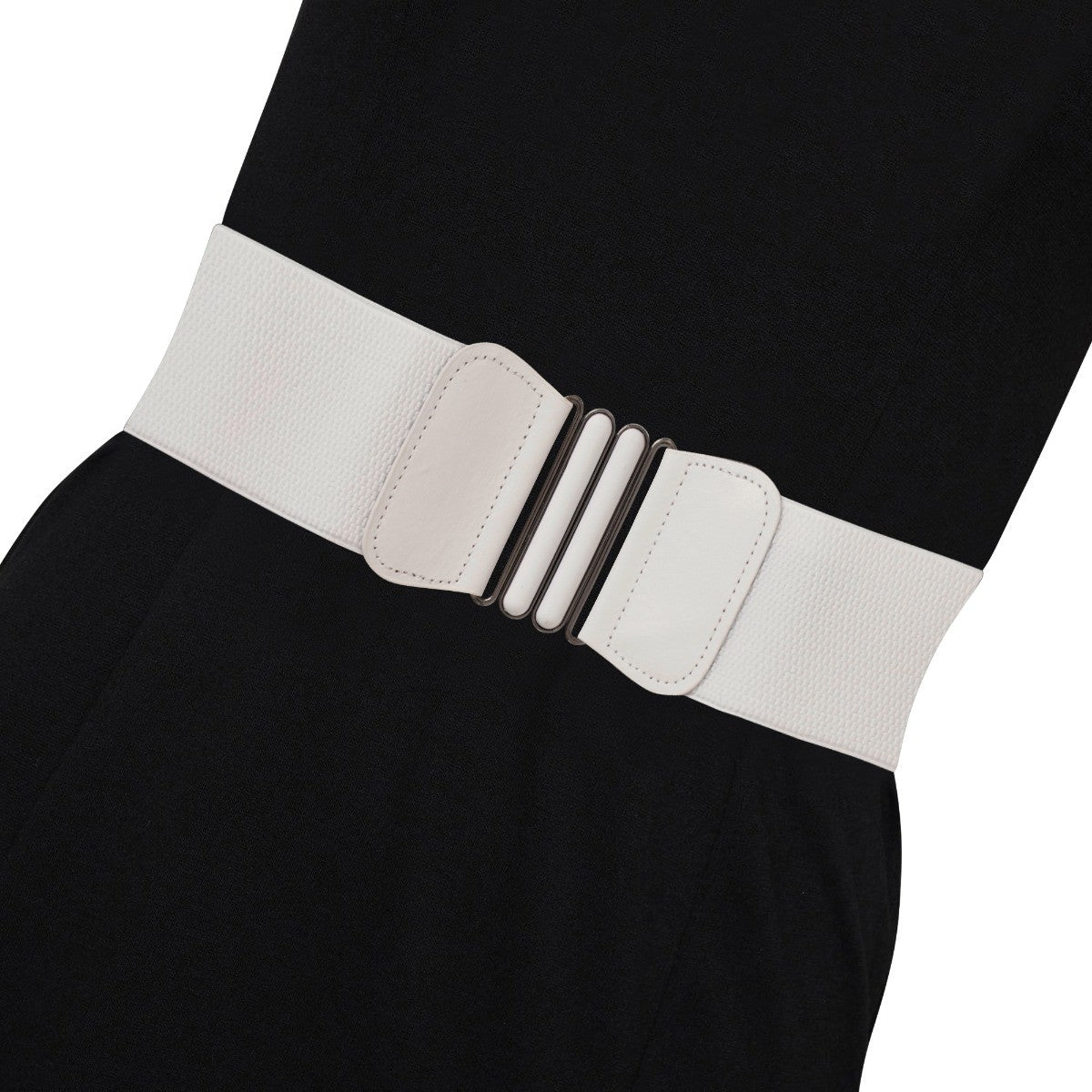 Ro Rox Tara Elasticated Retro Wide Nurse Belt Waist Cincher