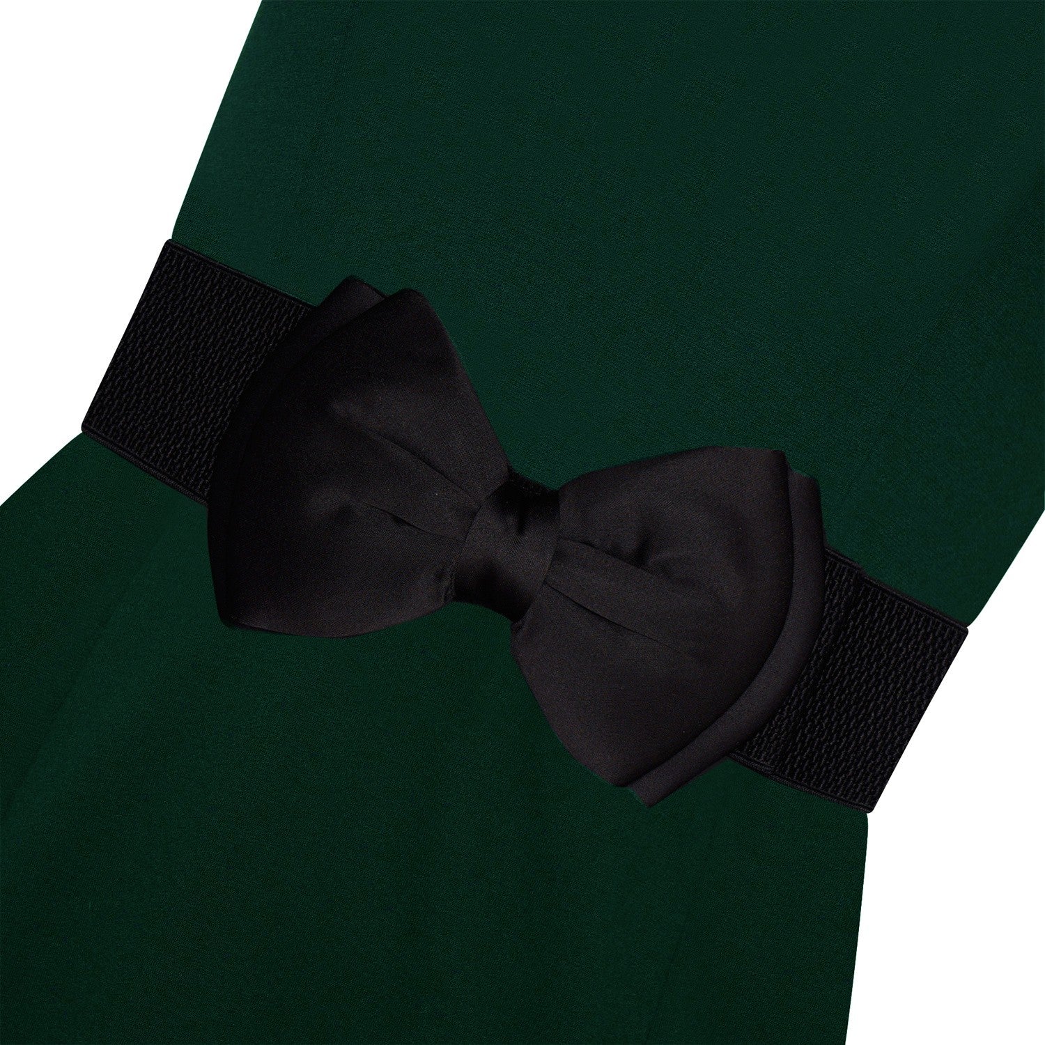 Ro Rox Vera Pin Up Vintage Satin Bow Belt