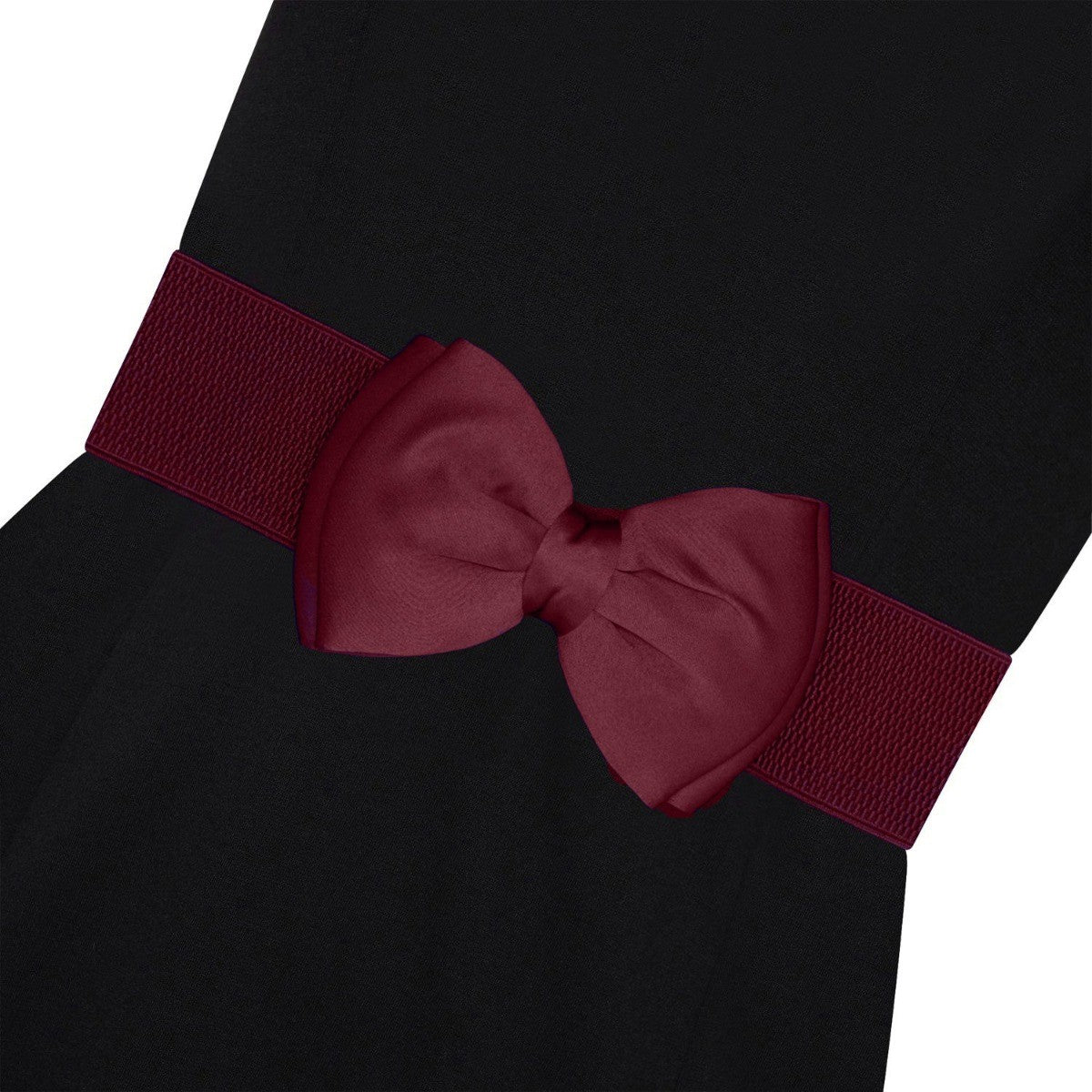 Ro Rox Vera Pin Up Vintage Satin Bow Belt