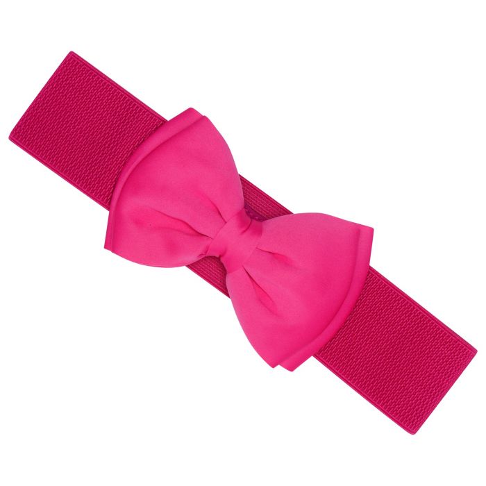 Ro Rox Vera Pin Up Vintage Satin Bow Belt