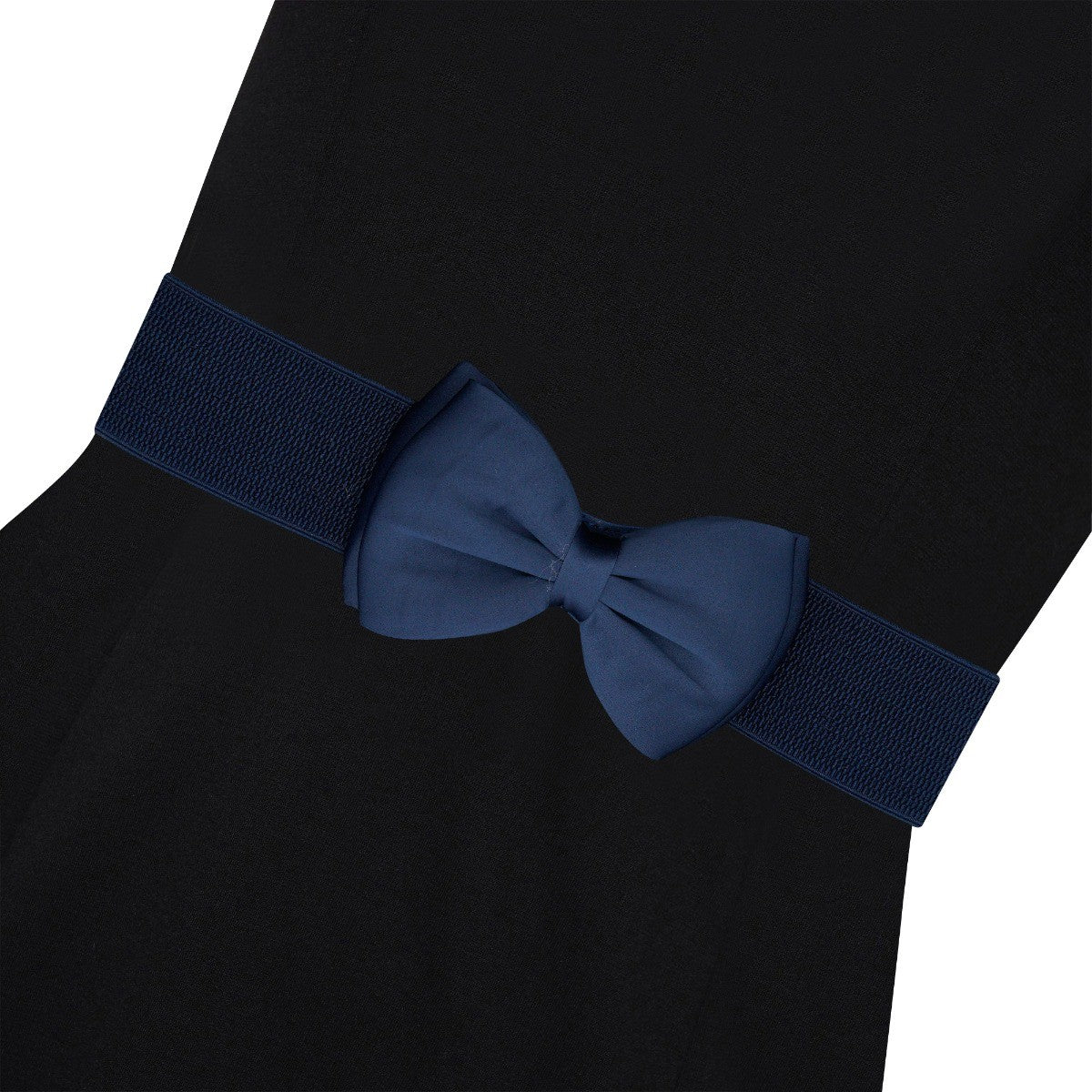 Ro Rox Vera Pin Up Vintage Satin Bow Belt