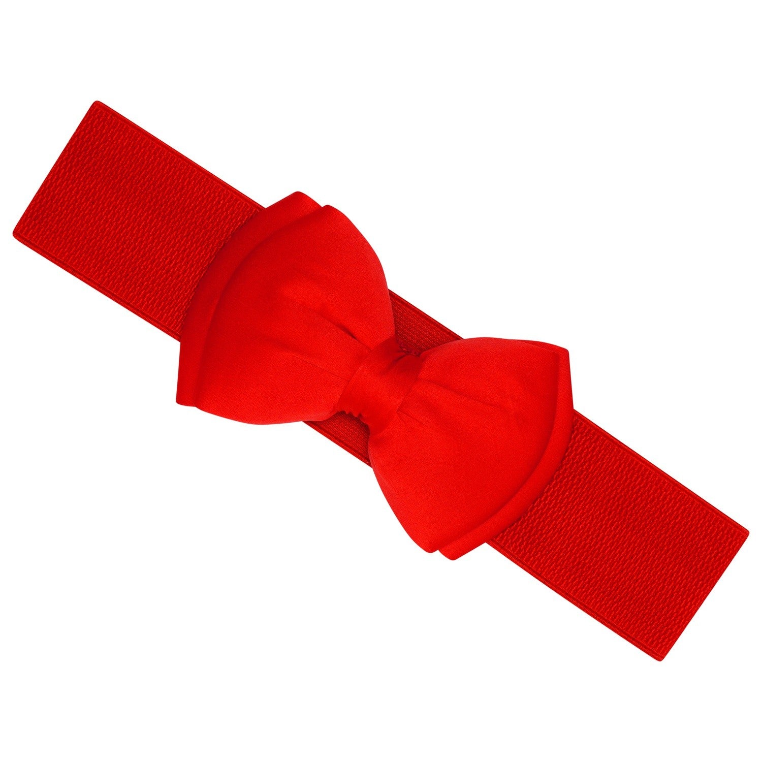 Ro Rox Vera Pin Up Vintage Satin Bow Belt