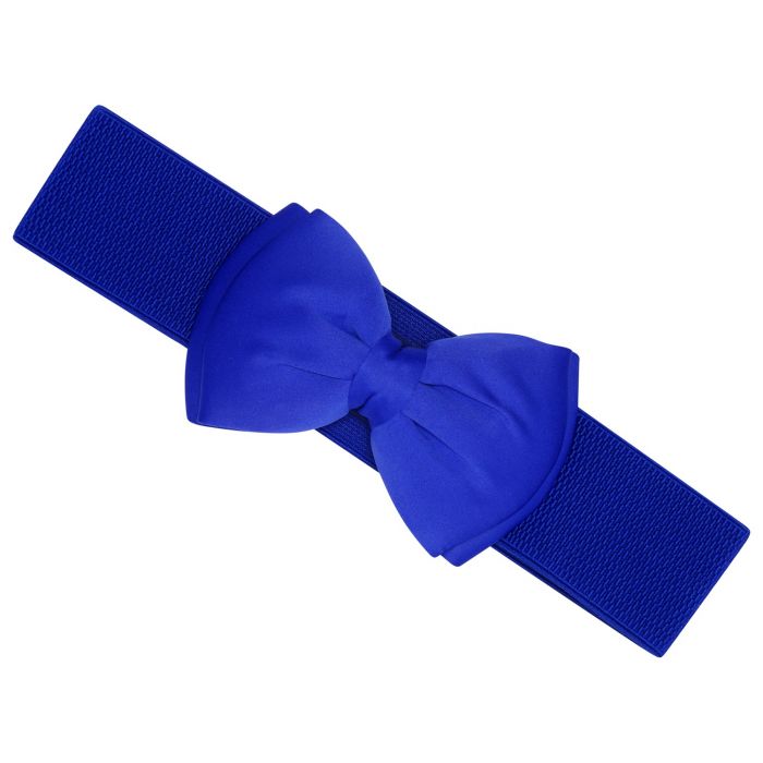 Ro Rox Vera Pin Up Vintage Satin Bow Belt