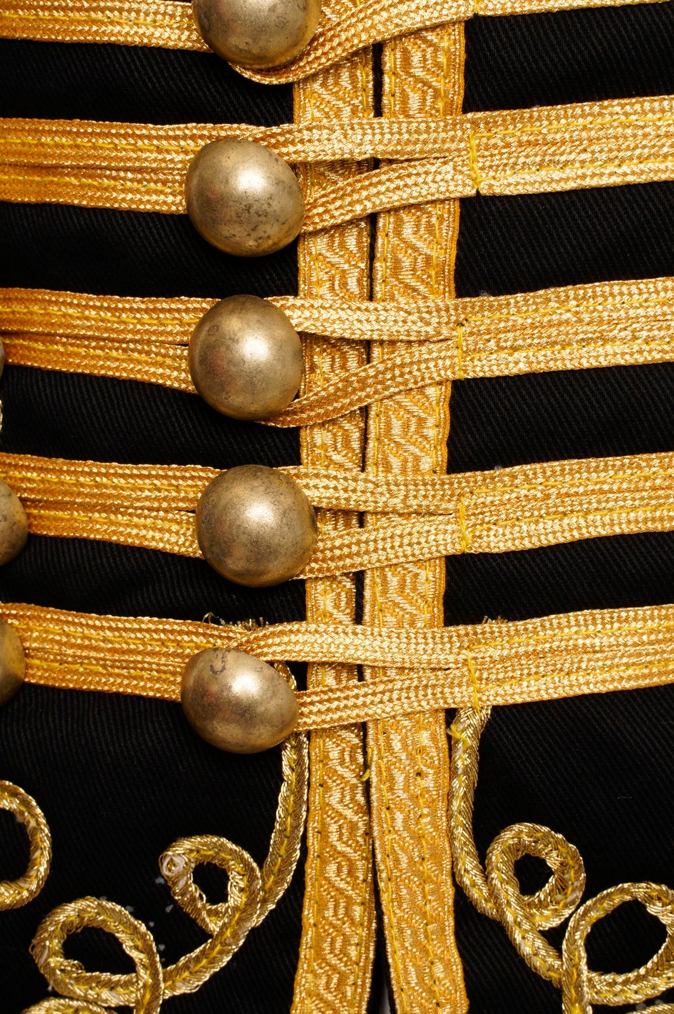 Ro Rox Women's Adam Luxe Military Drummer Black Parade Jacket