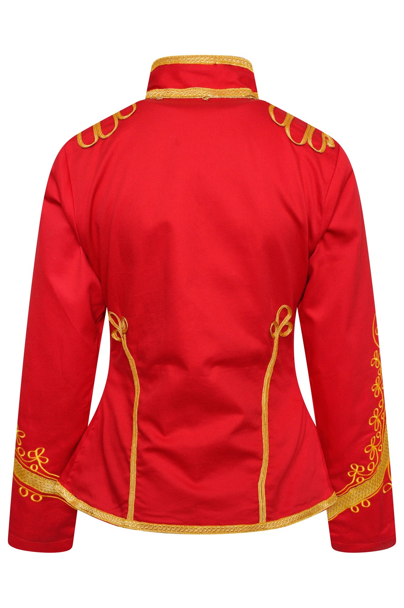 Ro Rox Women's Adam Luxe Military Drummer Black Parade Jacket