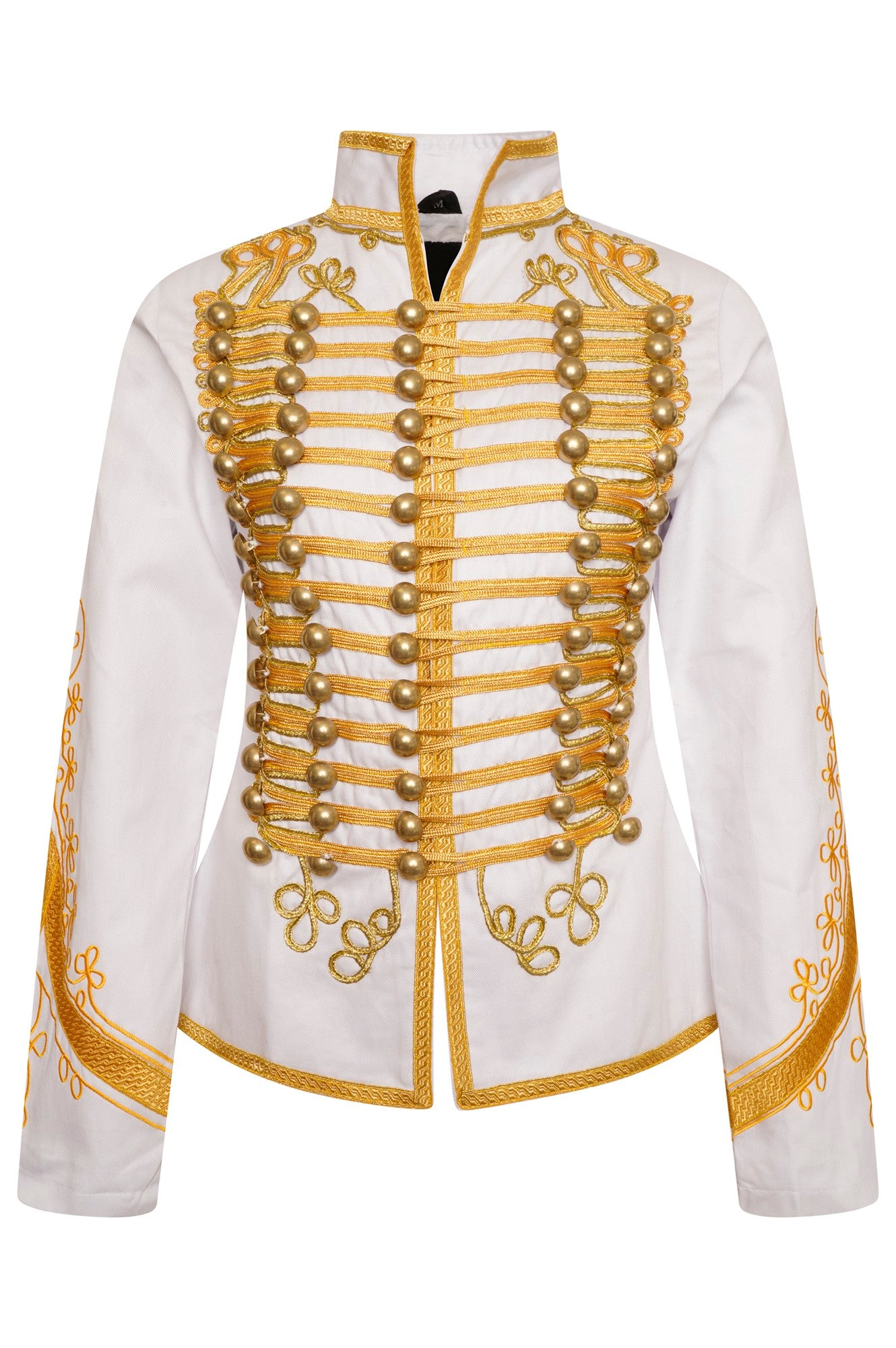 Ro Rox Women's Adam Luxe Military Drummer Black Parade Jacket