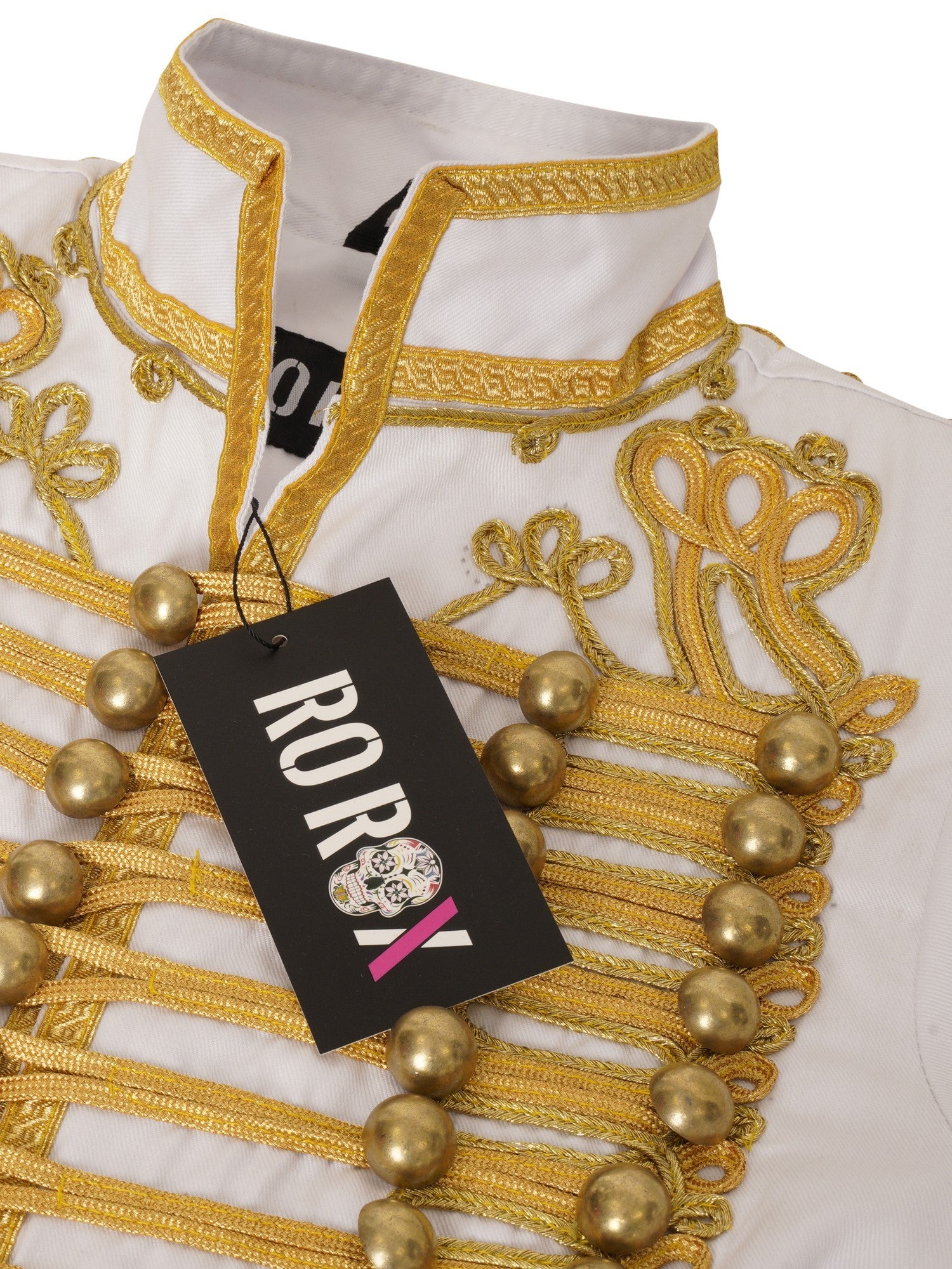 Ro Rox Women's Adam Luxe Military Drummer Black Parade Jacket