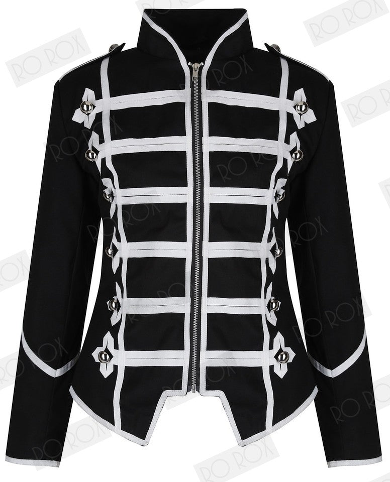 Women's Military Drummer Marching Band MCR Parade Jacket