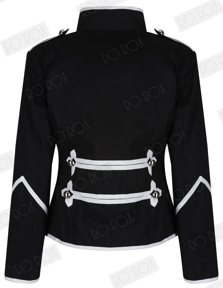 Women's Military Drummer Marching Band MCR Parade Jacket