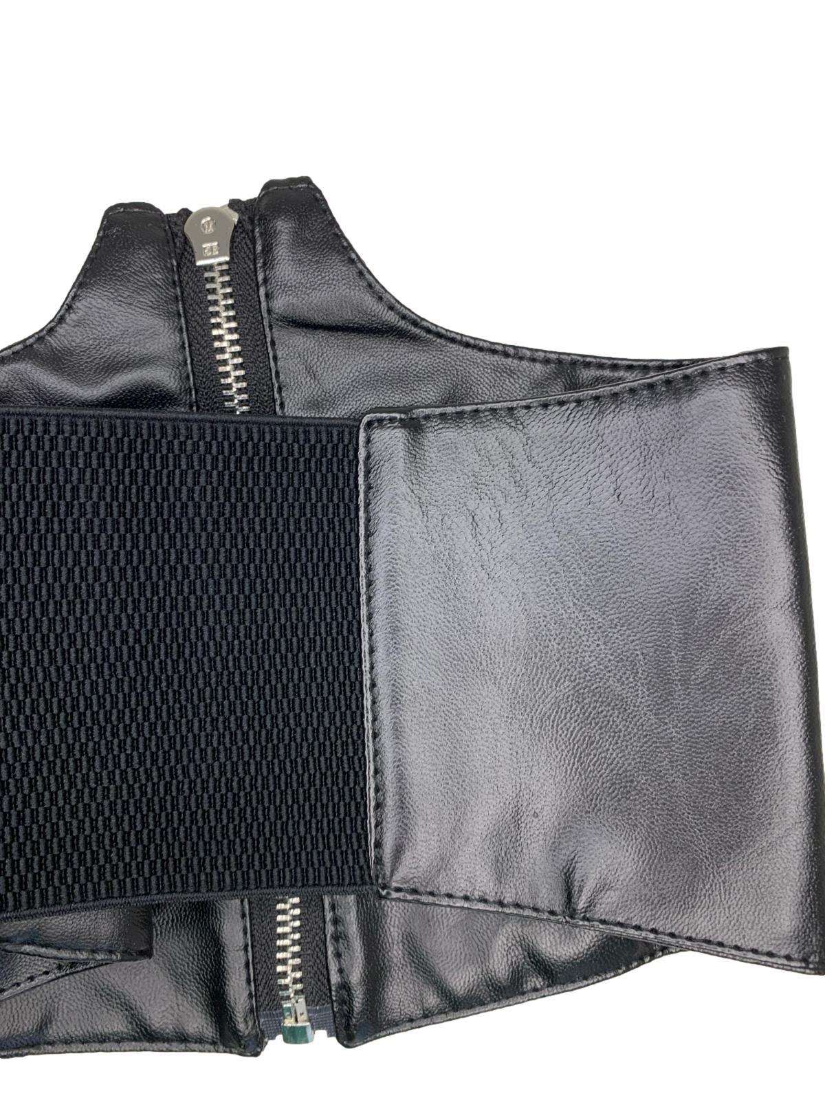Ro Rox Underbust Belt Wide Elastic Faux Leather Waist Belt