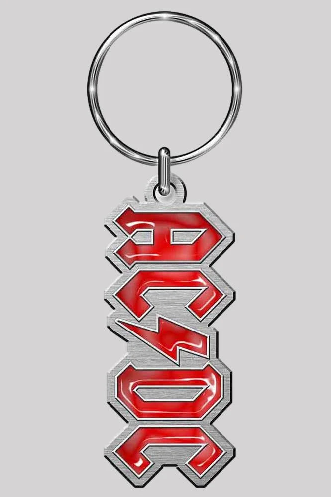 AC/DC Keychain: Logo (Die-Cast Relief) - Hells Bells Metal | Ro Rox