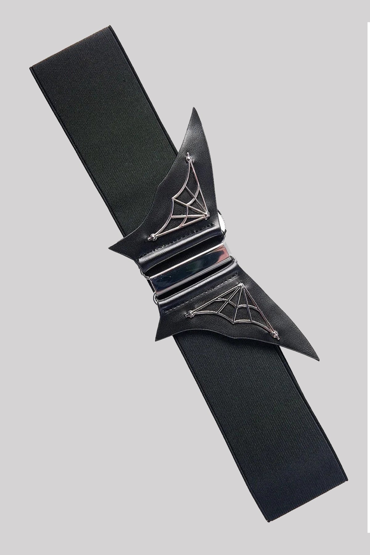 Banned Night Lovers Elastic Faux Leather Gothic Belt