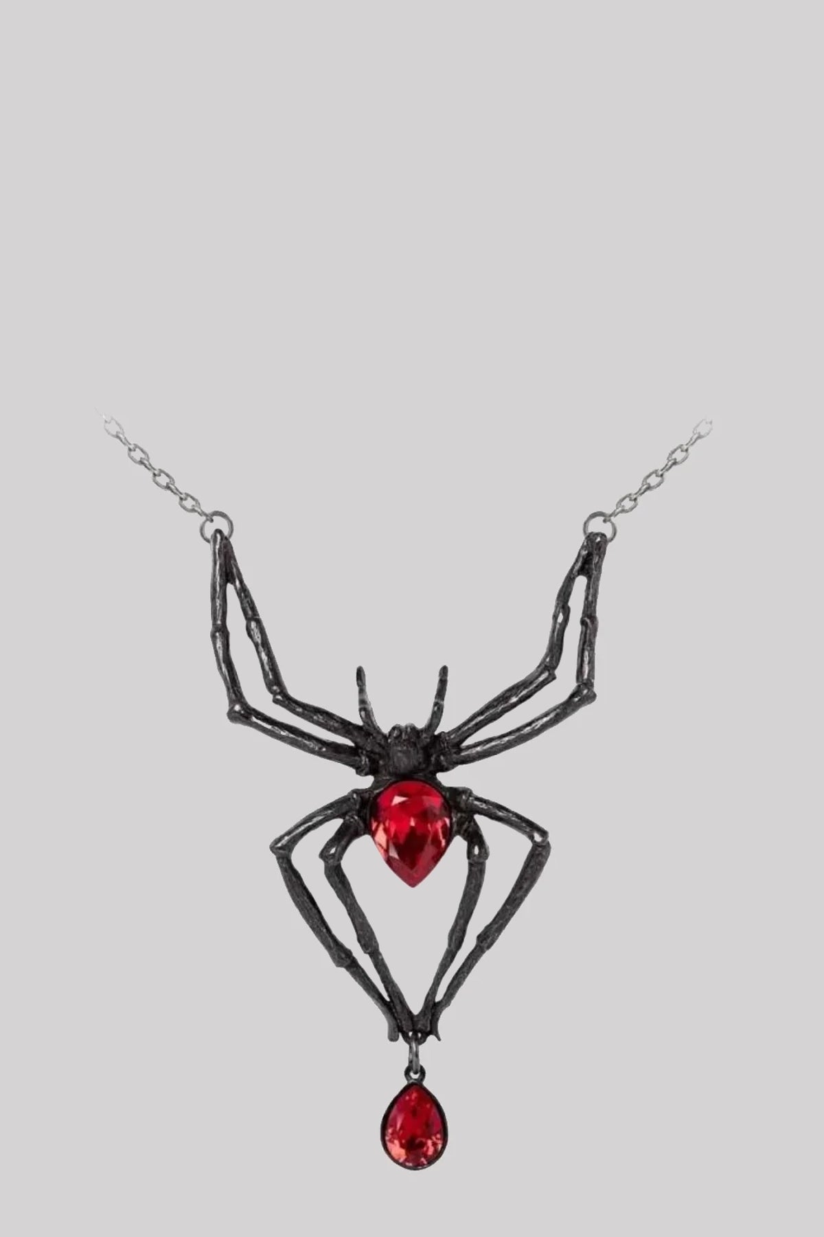Alchemy England Black Widow Gothic Spider Necklace