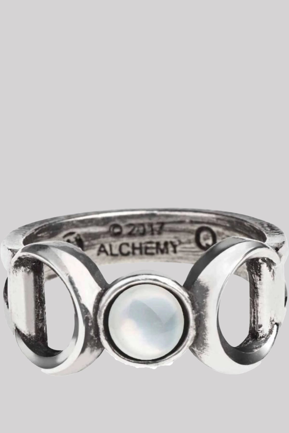 Alchemy England Triple Goddess Moon Ring