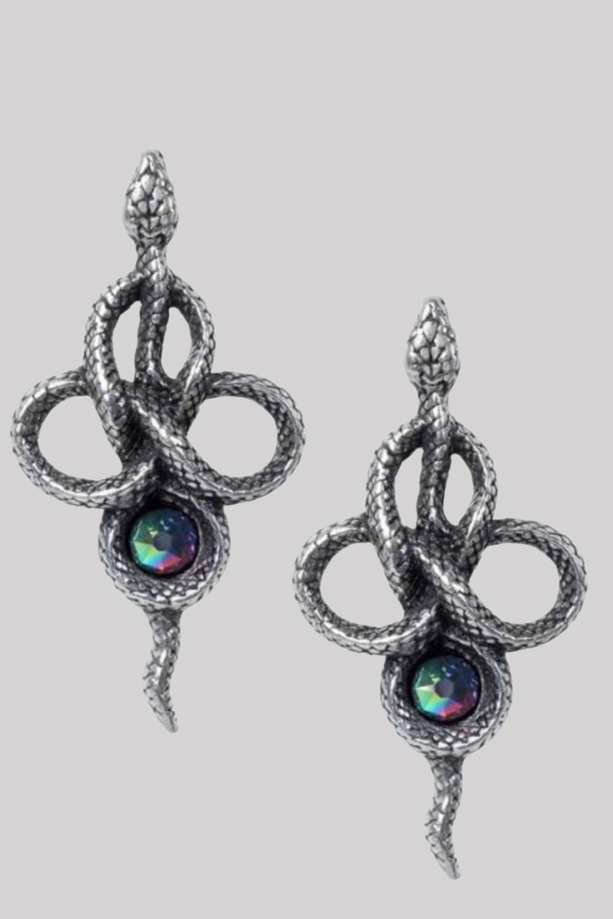 Alchemy England Tercia Serpent Snake Earrings Jewellery