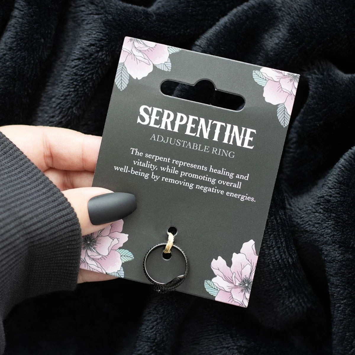 Adjustable Snake Ring - Gothic Serpent Jewelry for Women | Ro Rox