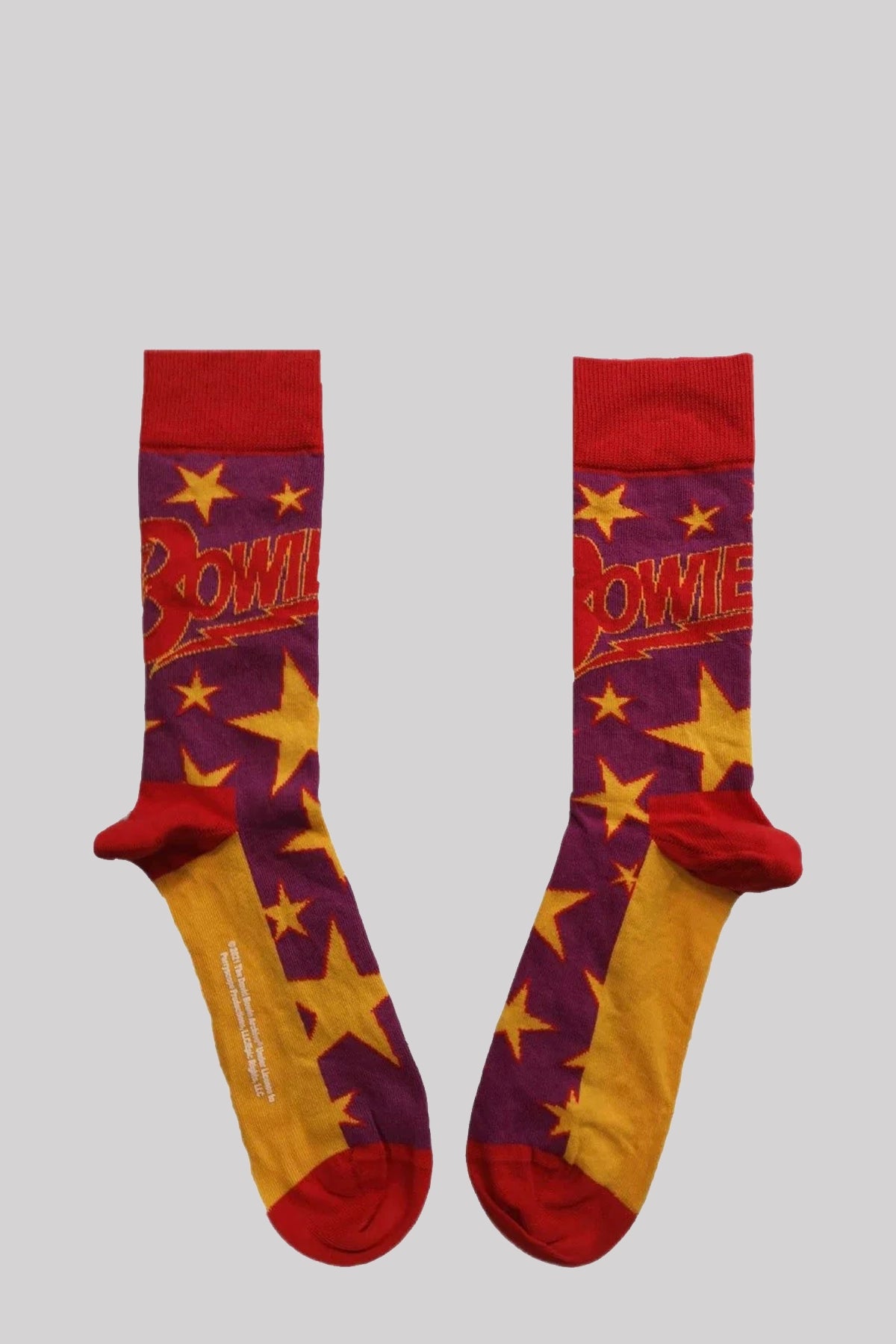 David Bowie Unisex Ankle Socks: Stars Infill