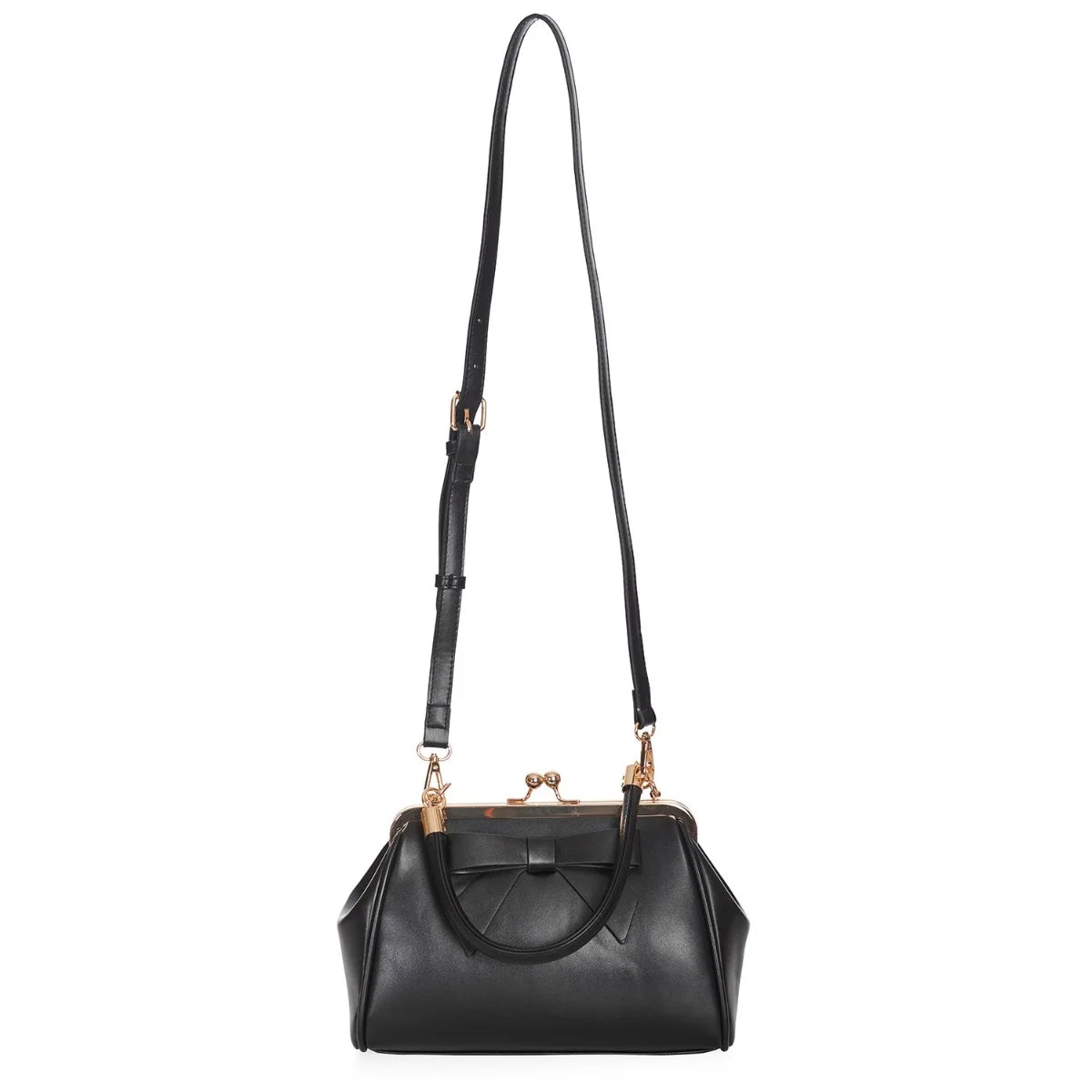 Banned Daydream 1950'S Retro Faux Leather Bow Bag