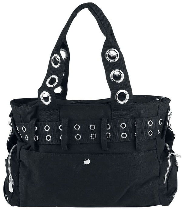 Banned Alternative Sweet Revenge Handcuff Striped Handbag