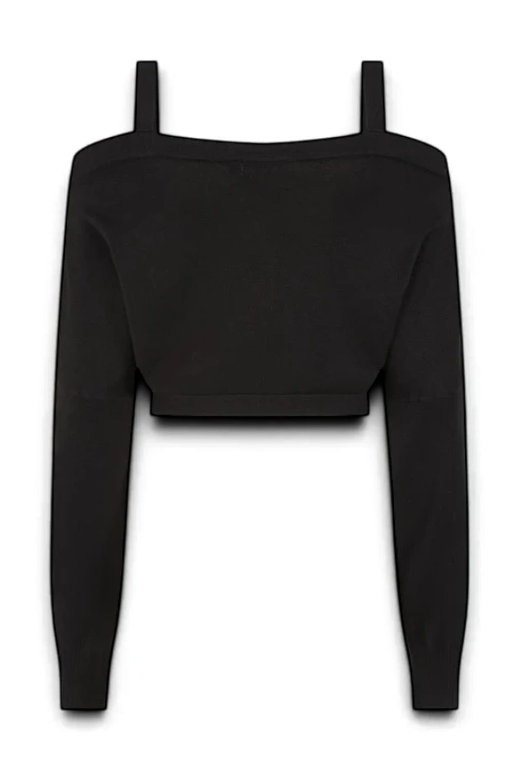 Banned Ligeia Ribcage Cardigan Cropped Knit Gothic Top