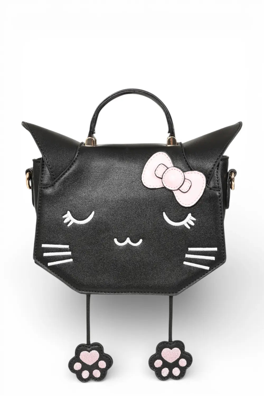 Banned Meowgical Dreams Handbag Cute Cat Face Gothic Bag