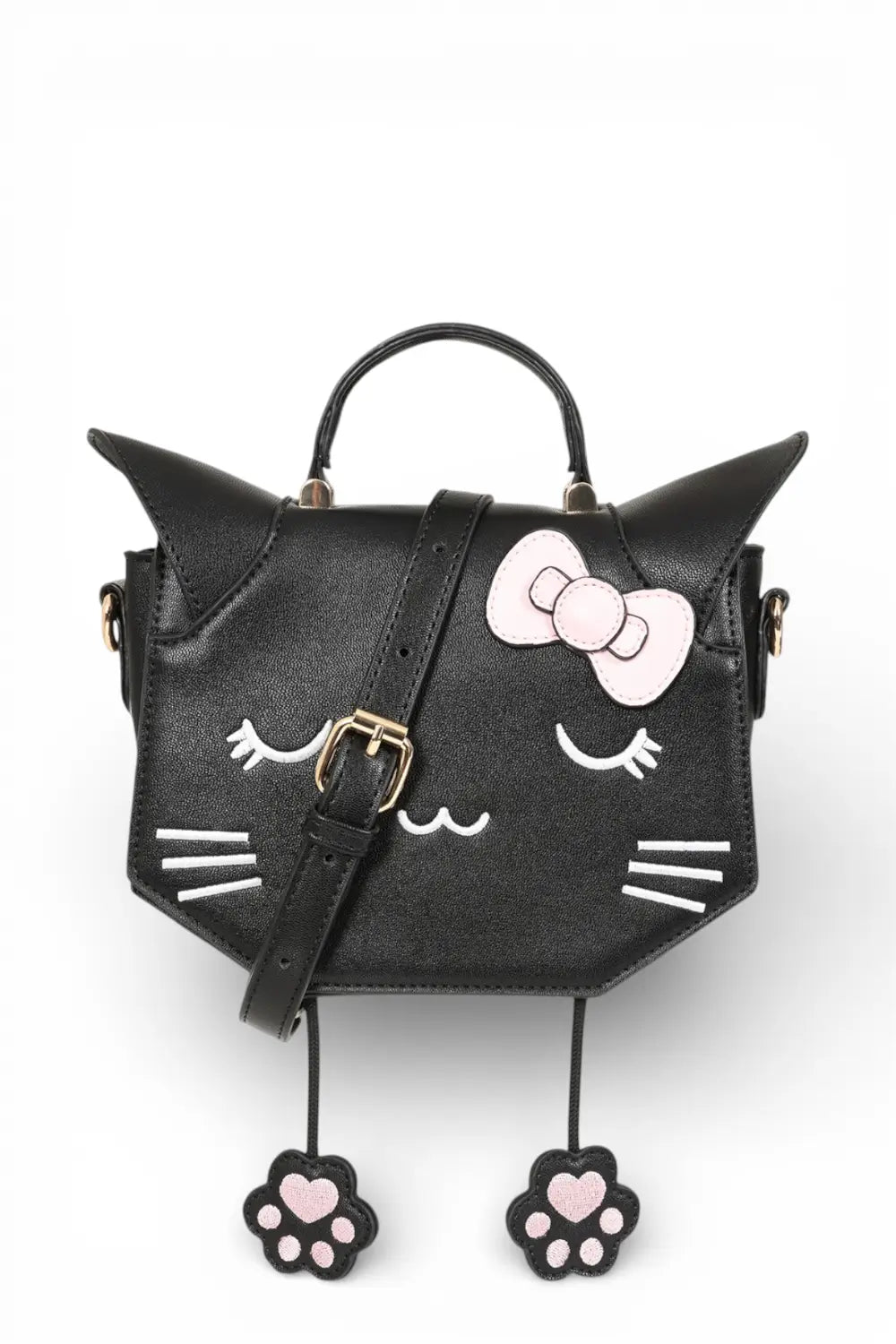 Banned Meowgical Dreams Handbag Cute Cat Face Gothic Bag