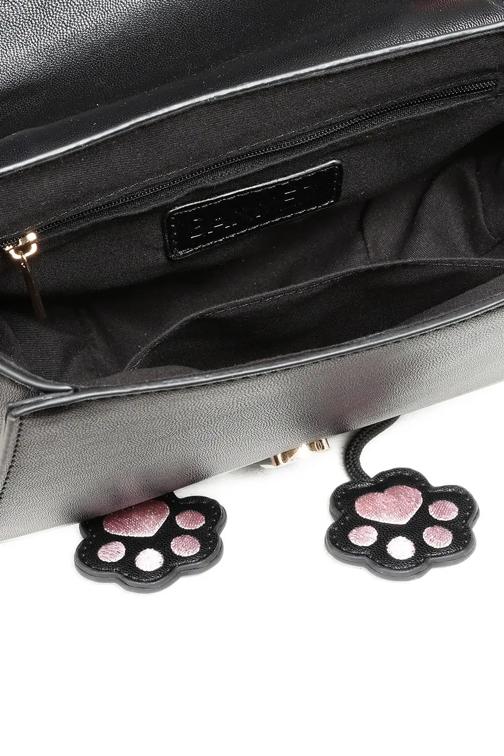 Banned Meowgical Dreams Handbag Cute Cat Face Gothic Bag