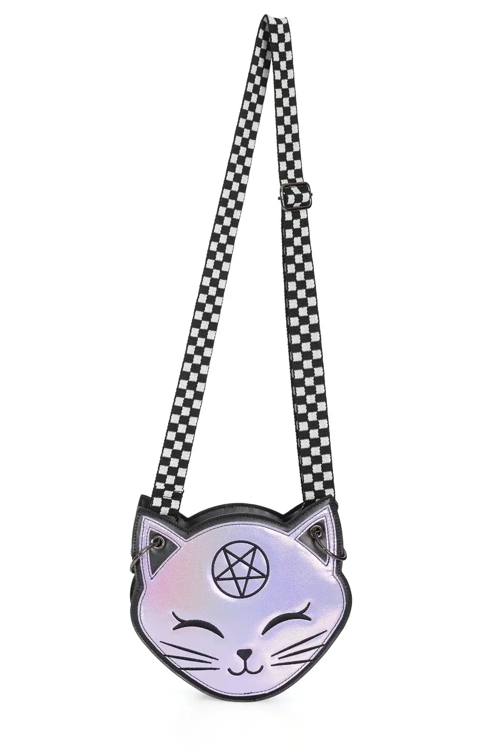 Banned Pochi Cat Shoulder Bag - Gothic Kawaii Crossbody Purse