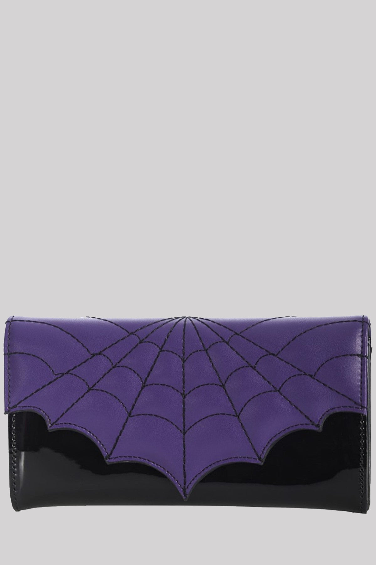 Banned God & Monsters Spider Web Faux Leather Wallet