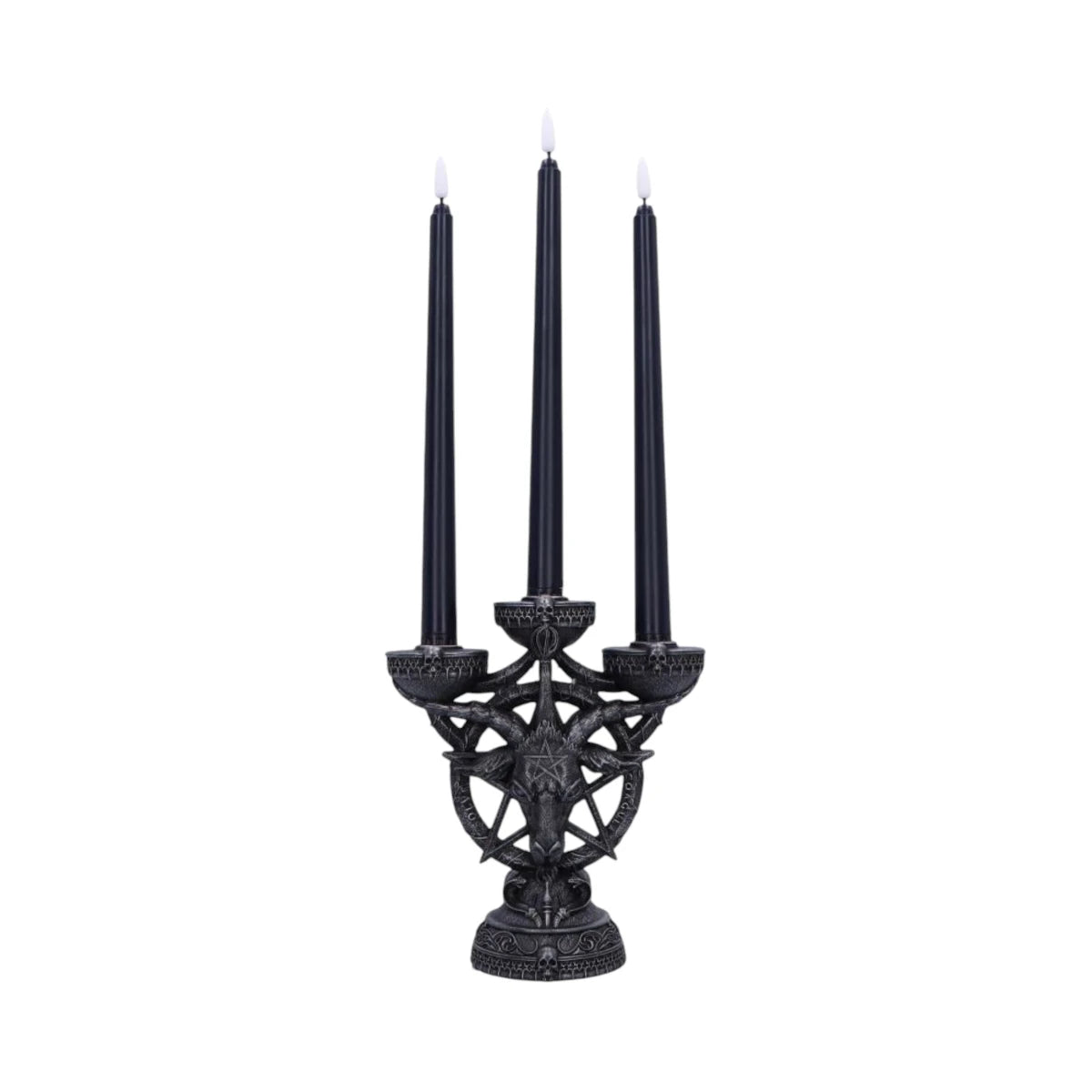 Nemesis Now Baphomet's Radiance Candelabra with LED Candles