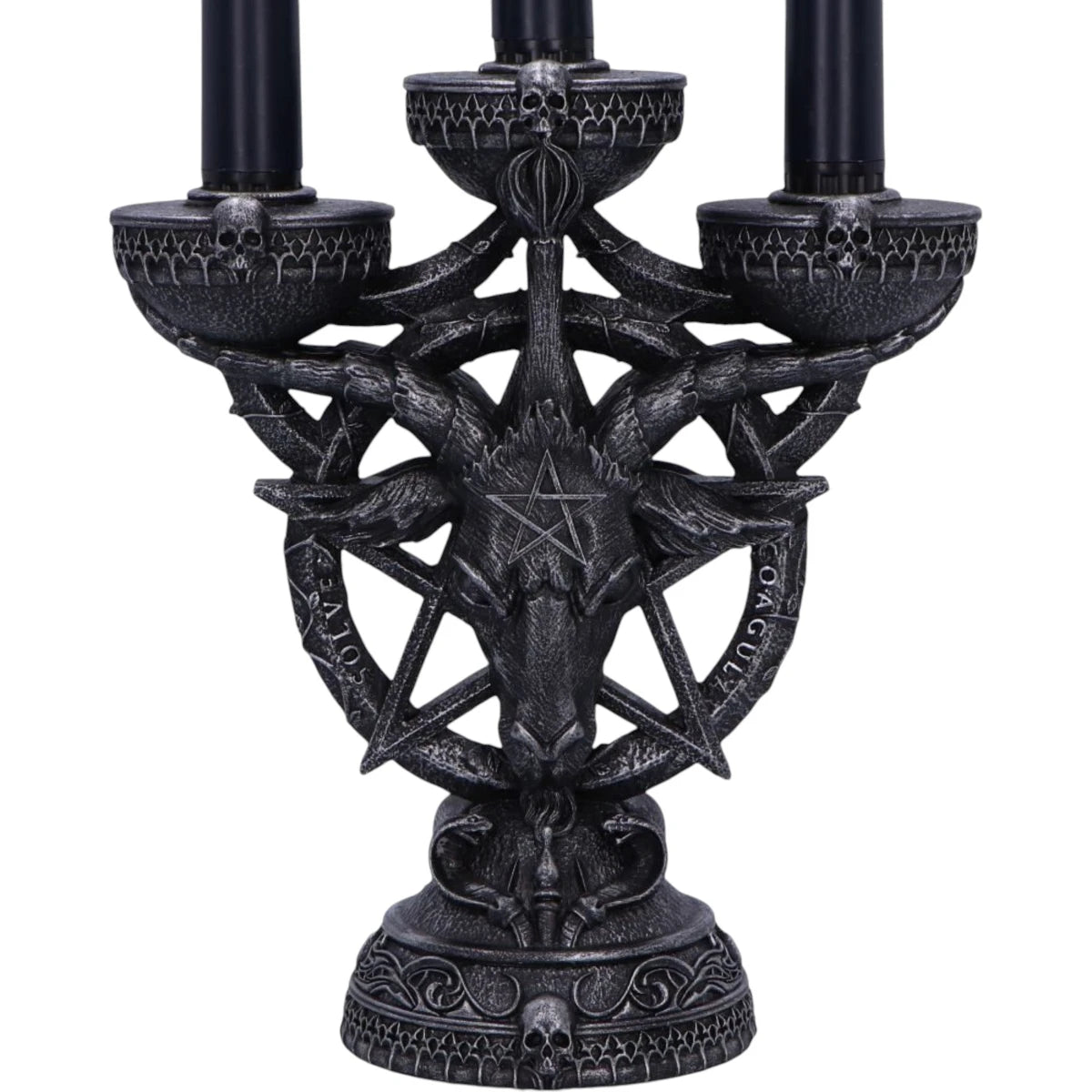 Nemesis Now Baphomet's Radiance Candelabra with LED Candles