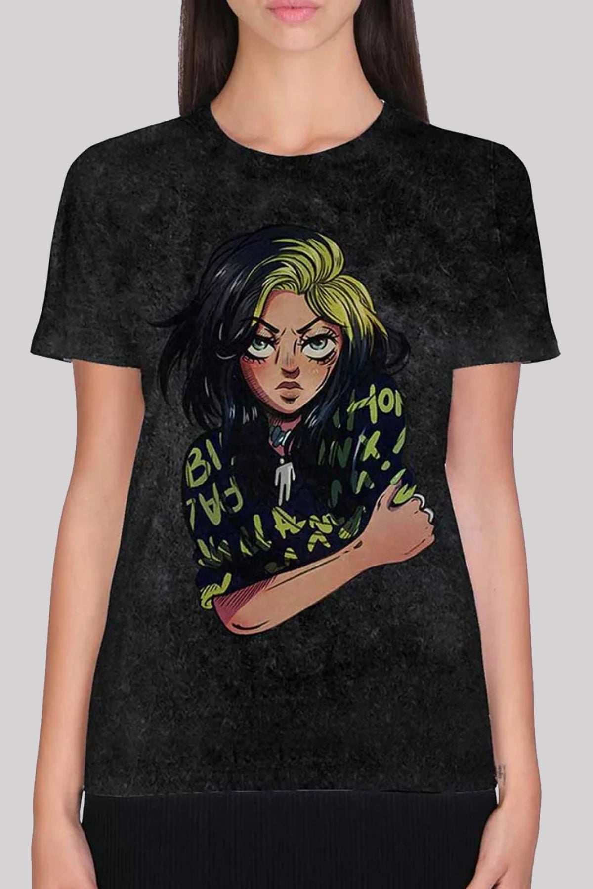 Billie Eilish Anime T-Shirt