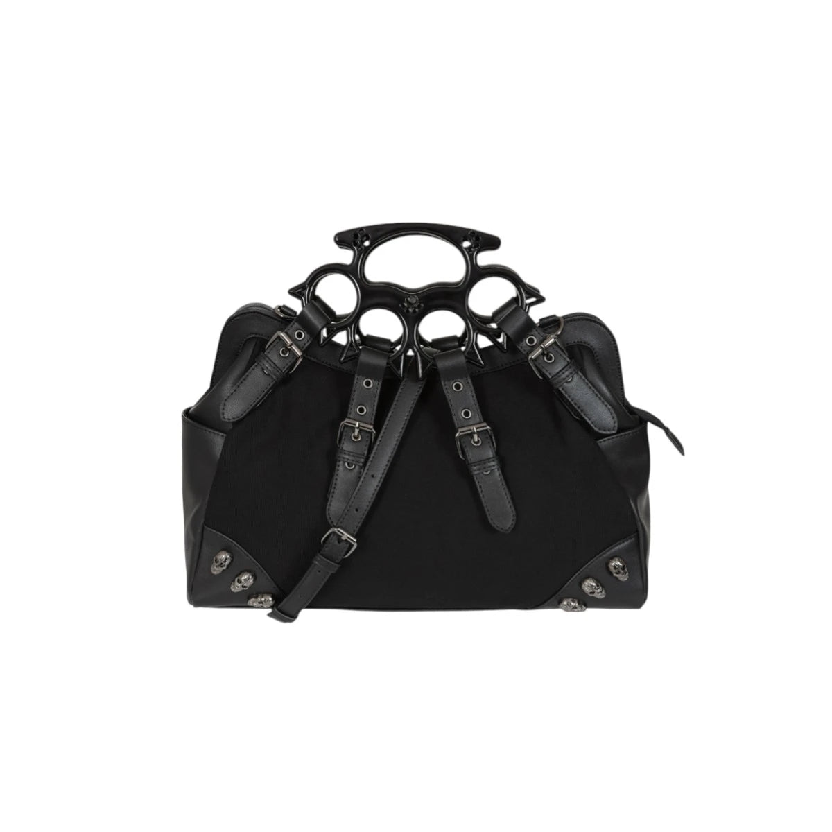 Banned Iron Halo Bag Black Gothic Top Handle Shoulder Handbag