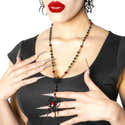 Collier Gothique Tête De Mort Kreepsville – Chaîne Réglable – Style Punk, Halloween – Noir Ou Blanc - 4
