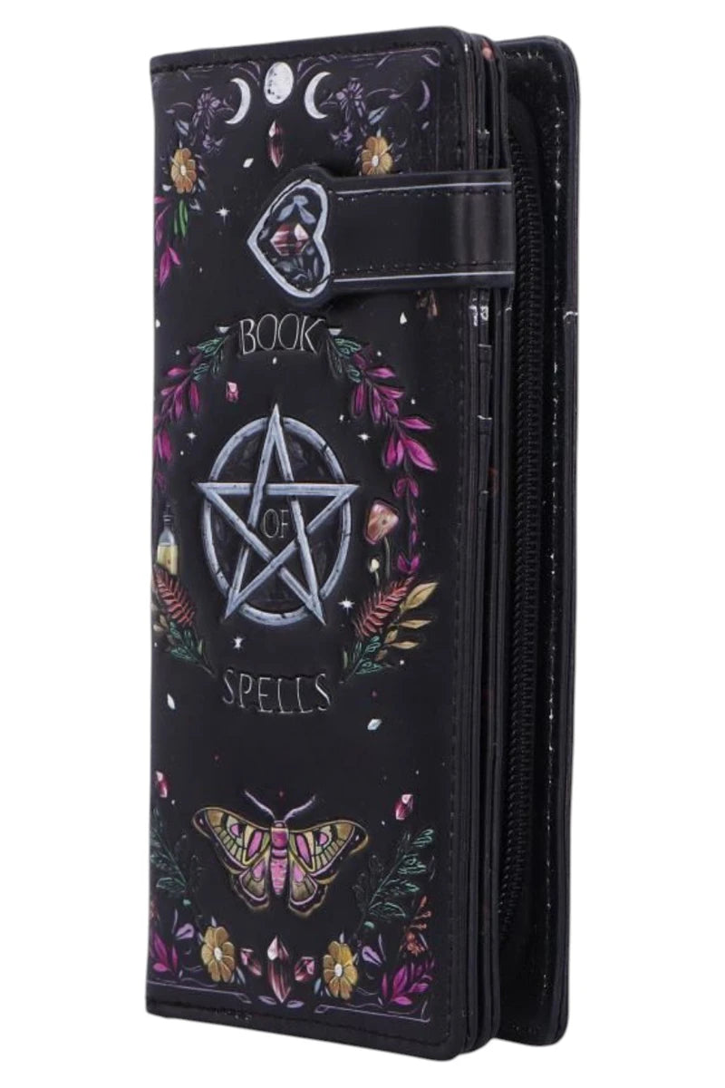 Nemesis Now Book of Spells Purse Gothic Embossed PU Wallet