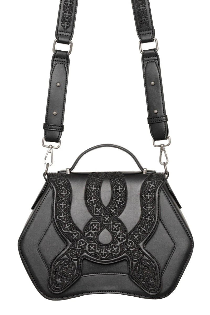 Restyle Cathedral Snake Crossbody Bag – Gothic Punk Handbag