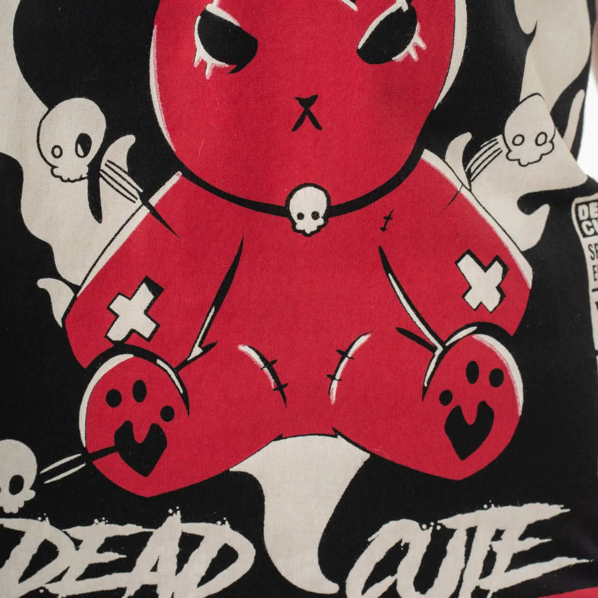 Cupcake Cult Comic Voodoo T-Shirt - Red Bunny  Graphic Tee