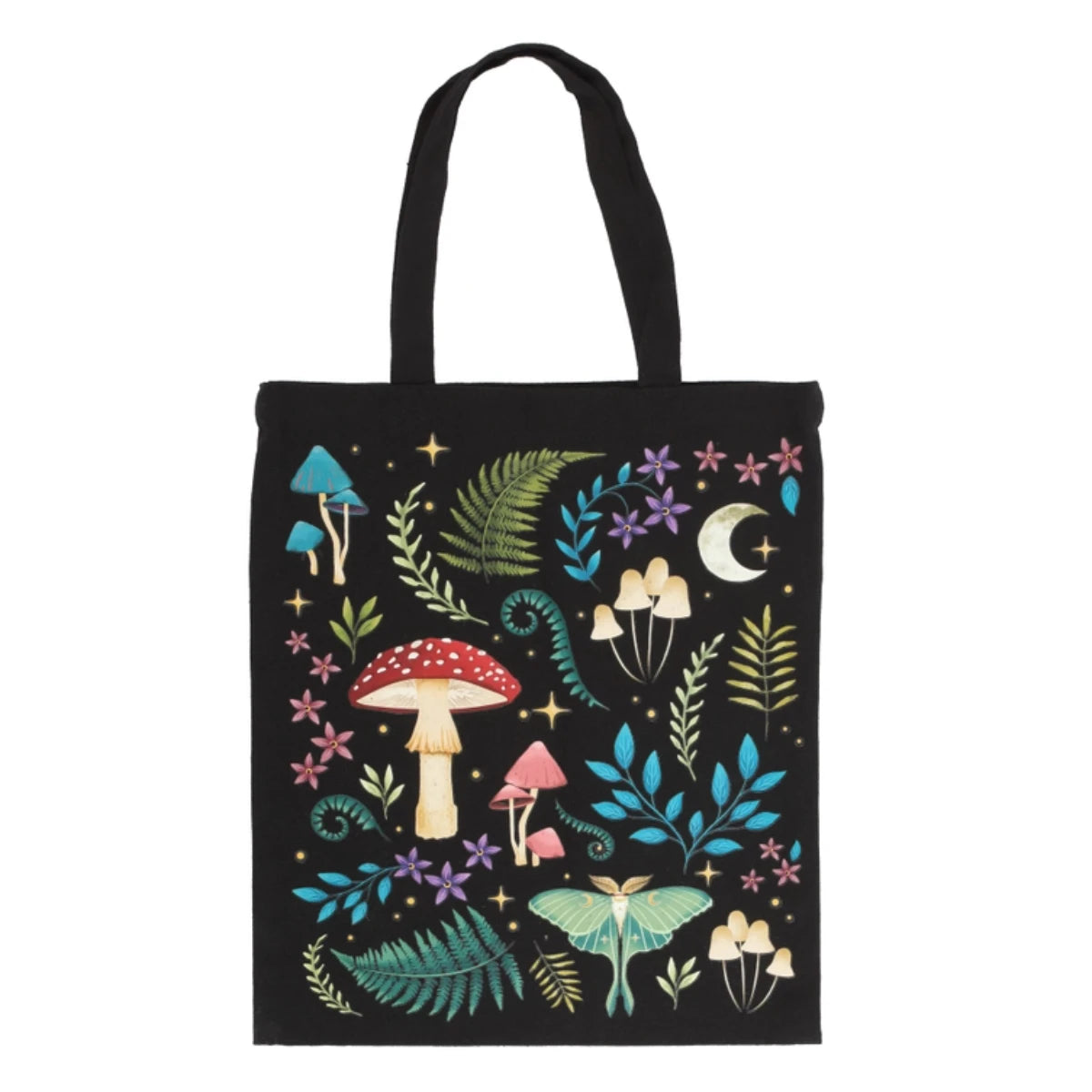 Dark Forest Tote Bag - Nature-Inspired Gothic Reusable Bag