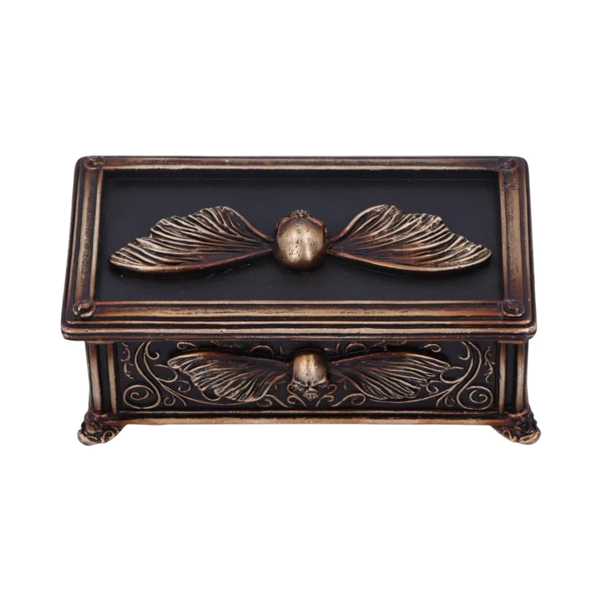 Nemesis Now Treasure Box Death's Head Skull Moth Trinket