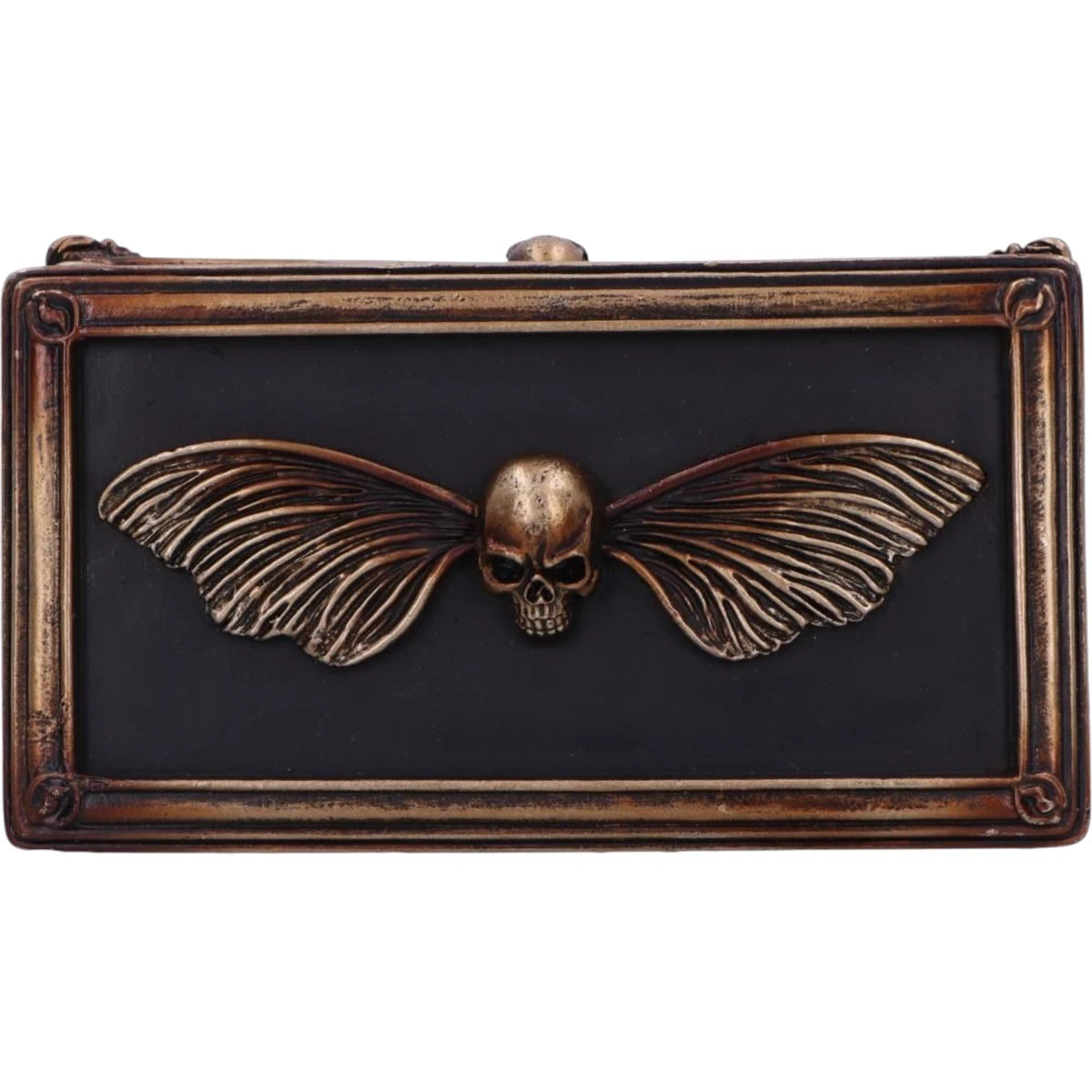 Nemesis Now Treasure Box Death's Head Skull Moth Trinket