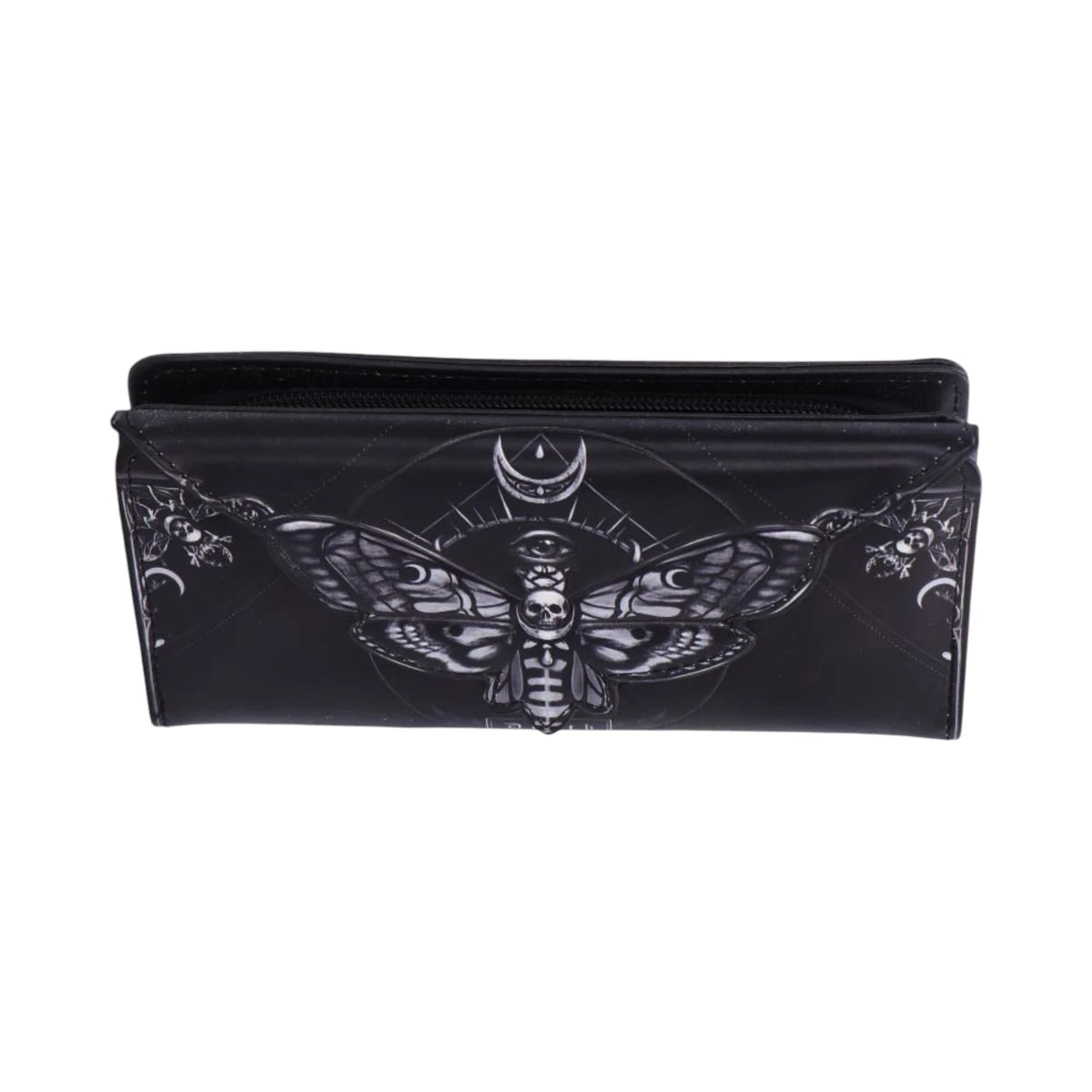 Nemesis Now Death's Head Moth Purse Embossed Gothic Wallet