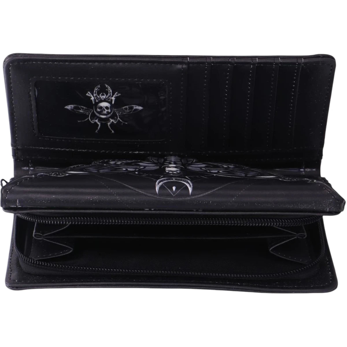 Nemesis Now Death's Head Moth Purse Embossed Gothic Wallet