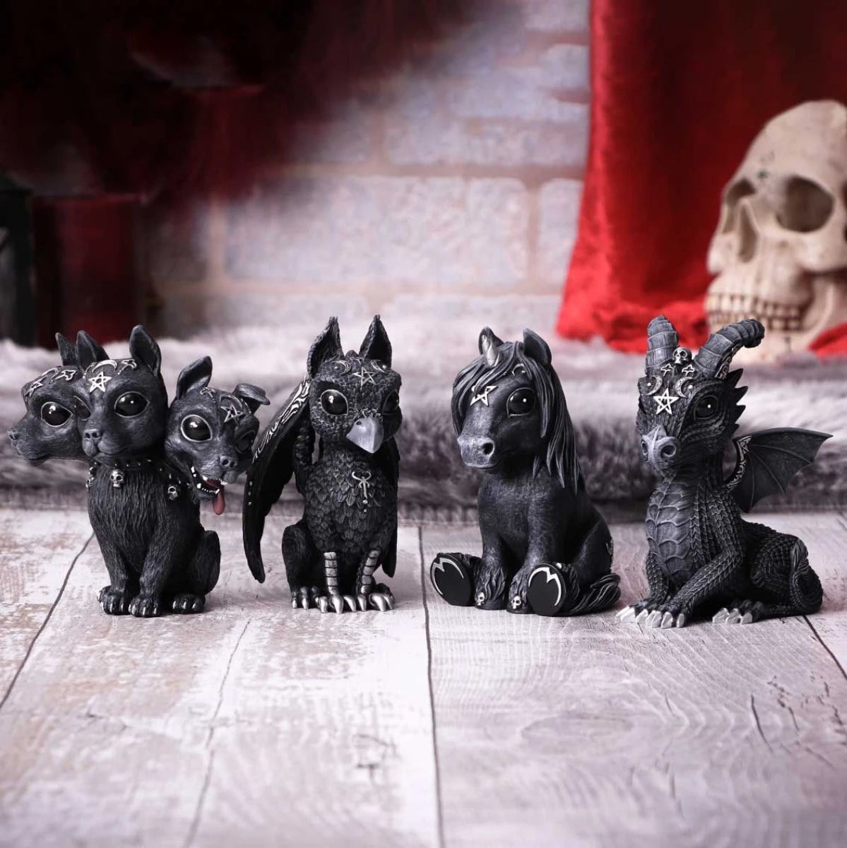 Nemesis Now Diabarkus Occult Cerberus Figurine Gothic Decor