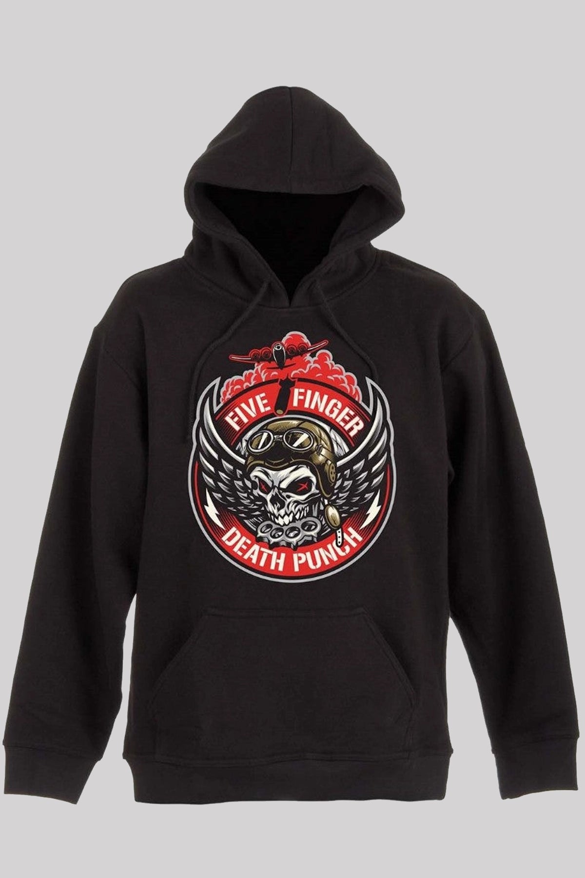 Five Finger Death Punch Unisex Bomber Patch Hoodie